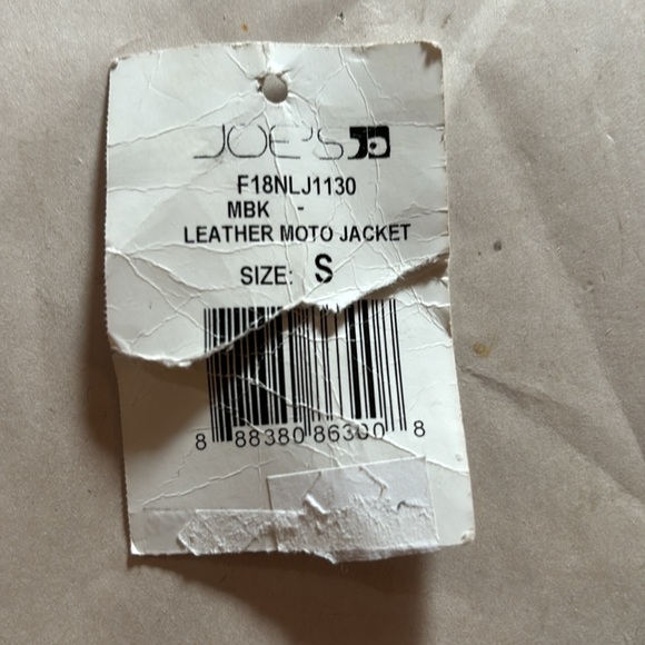 Joe's Jeans Collection Heavy Leather Jacket - Picture 11 of 11